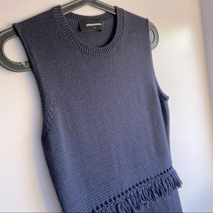 DSQUARED2 Dress, NOWT, Navy, Size L (8-10)